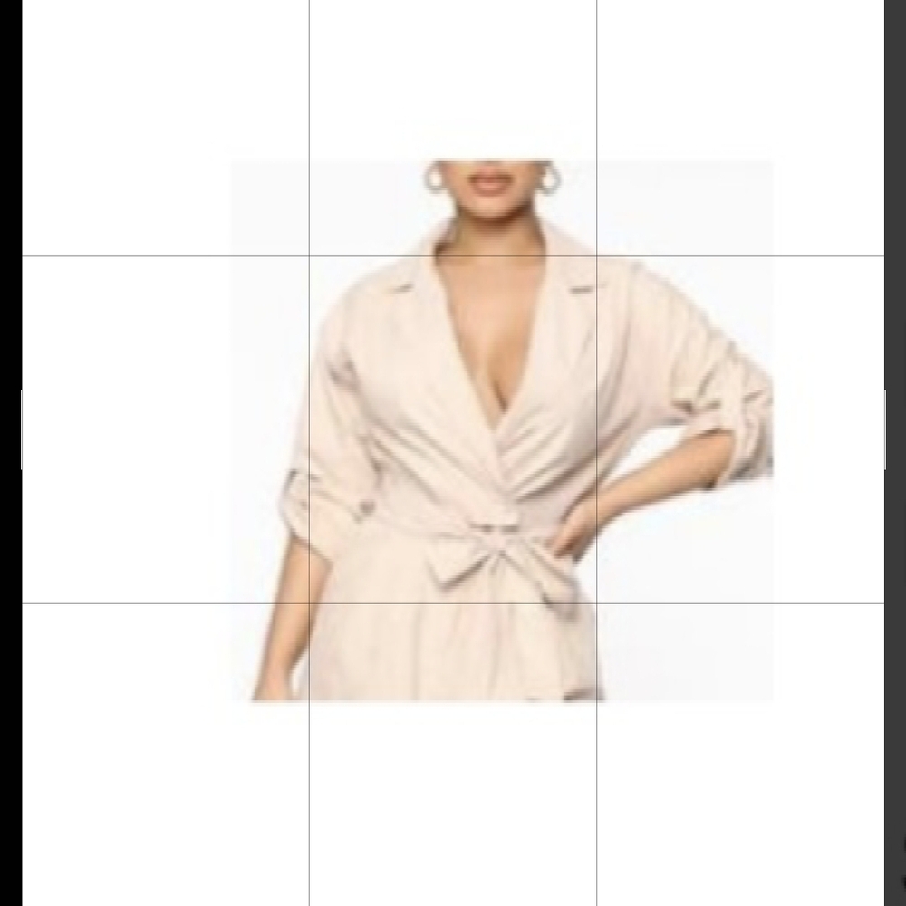 Chic Cream Wrap Dress